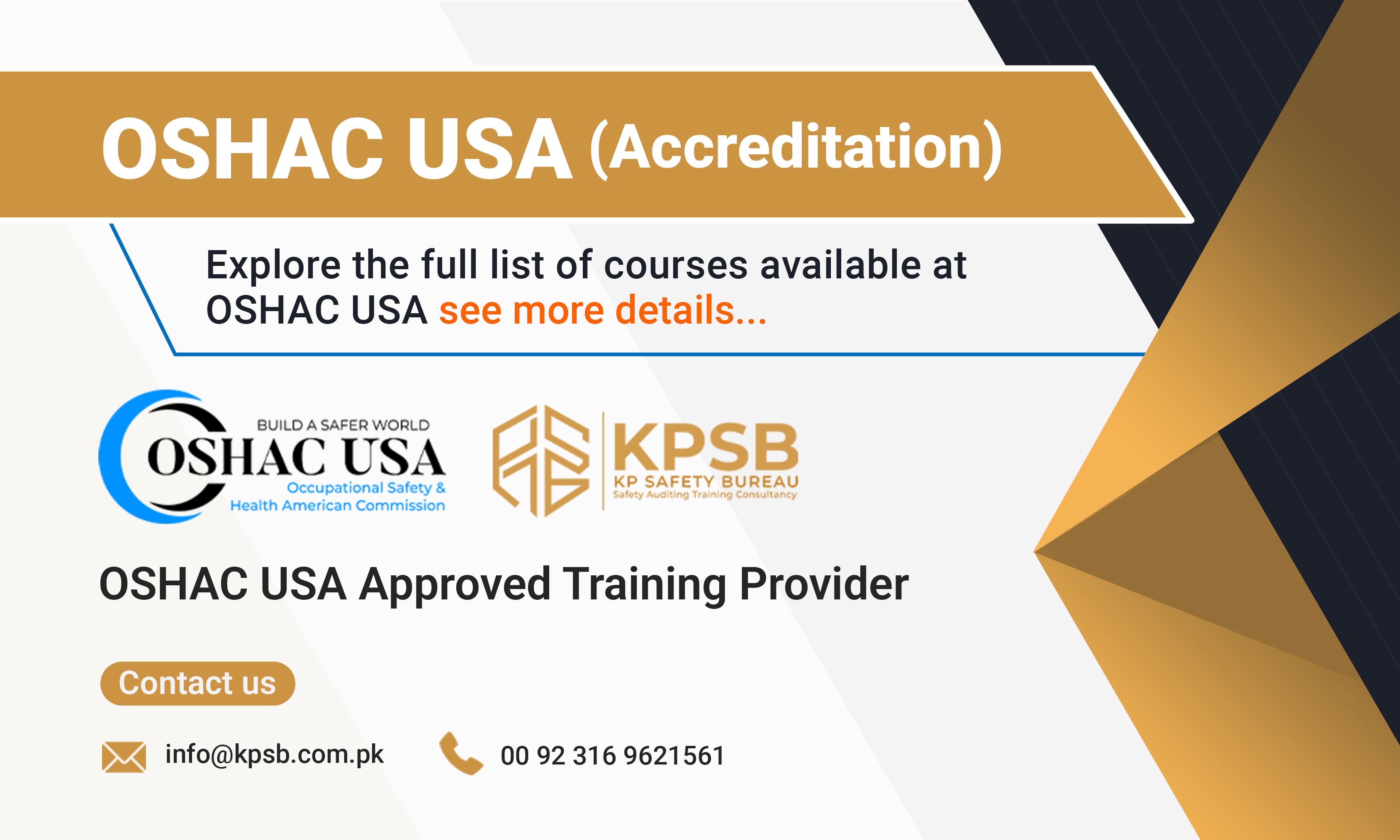 OSHAC USA Certification